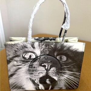 TORY BURCH ELLA BAG CAT PRINT